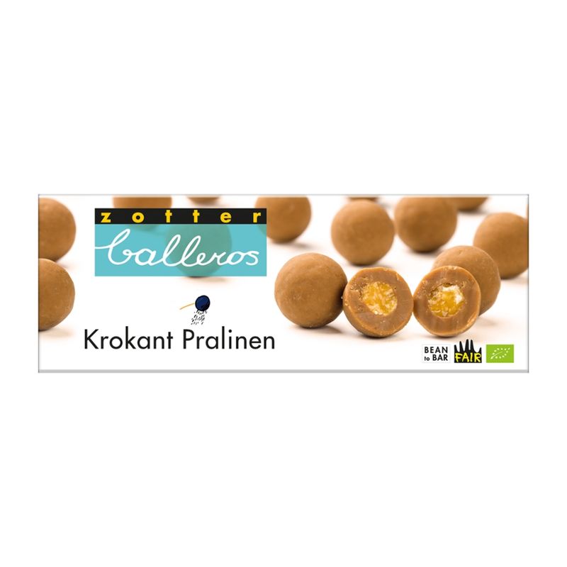 Zotter Schokolade Balleros "Krokant Pralinen" - Produktbild