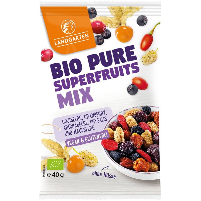 Landgarten Bio Pure Superfruits Mix 40g - Produktbild