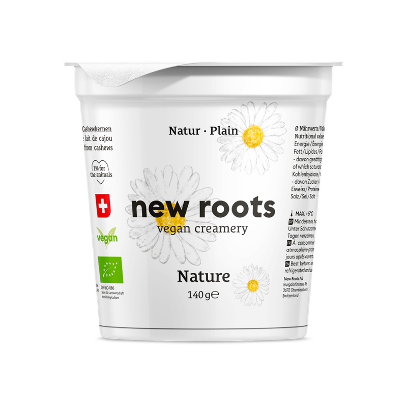 New Roots Pflanzliche Alternative zu Naturjoghurt, aus Cashewkernen - Produktbild