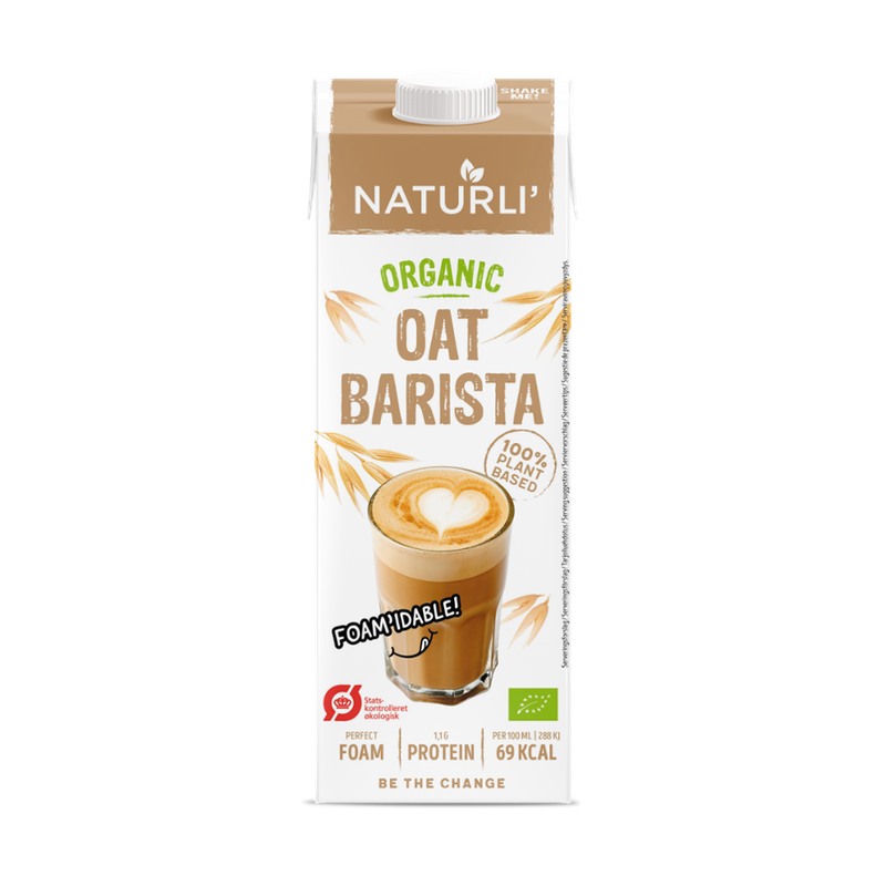 Naturli' Naturli' Organic Oat Barista Drink 1000ml - Produktbild