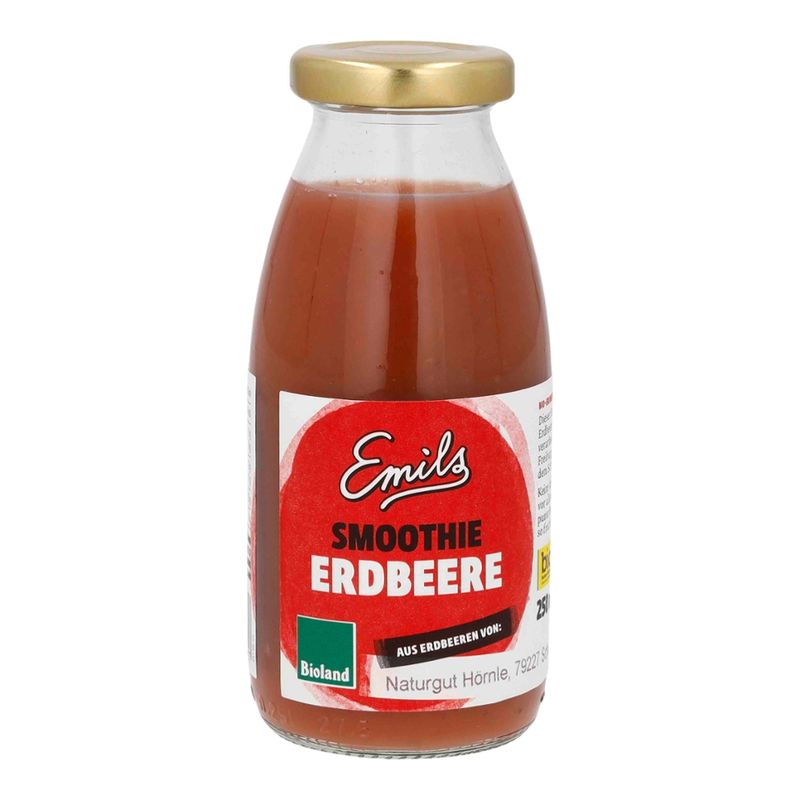 Emils Biomanufaktur Smoothie Erdbeere 250 ml - Produktbild