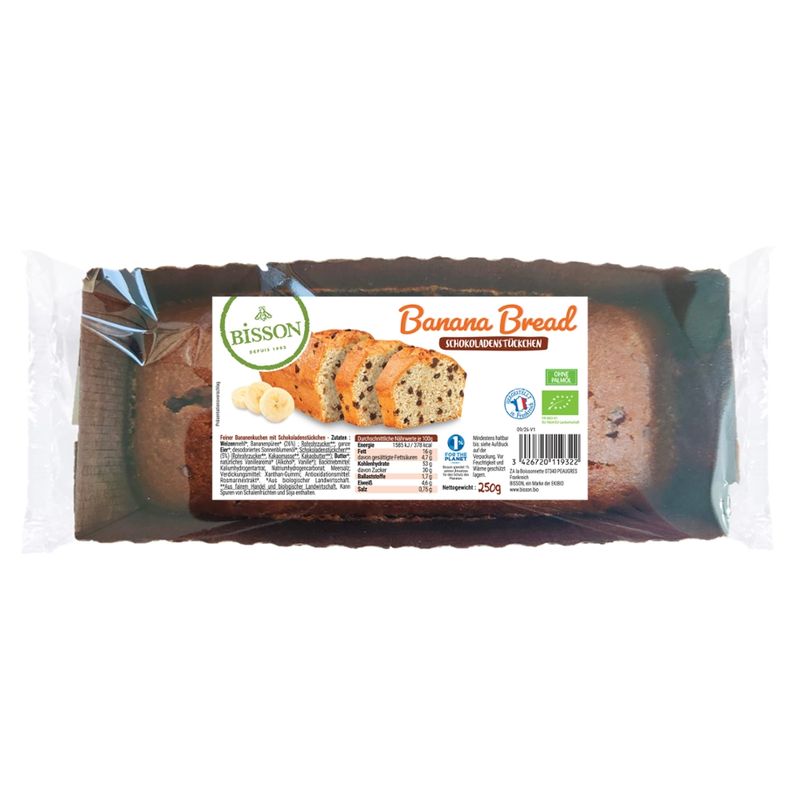 Bisson BANANA BREAD MIT SCHOKOLADENSTÜCKCHEN - Produktbild
