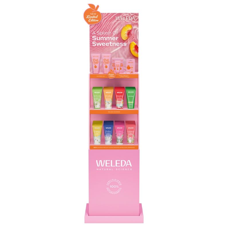 Weleda Warenpaket Dusche & LE Pink Peach - Produktbild