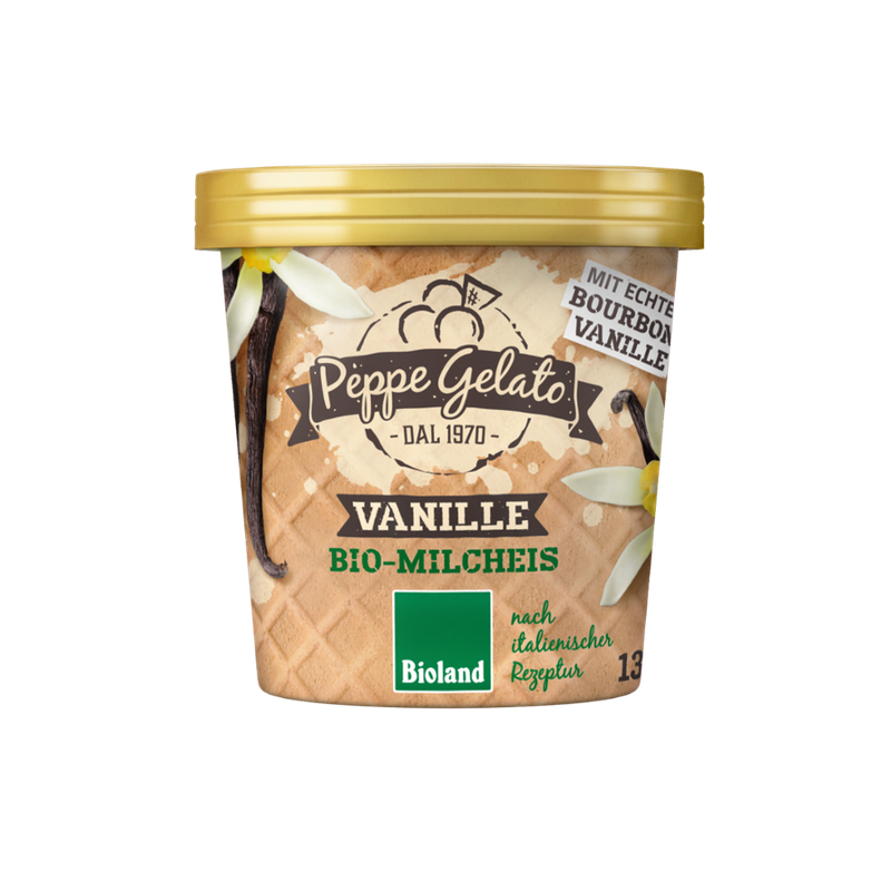 Peppe Gelato  Peppe Gelato Vanille Bio-Milcheis - Produktbild