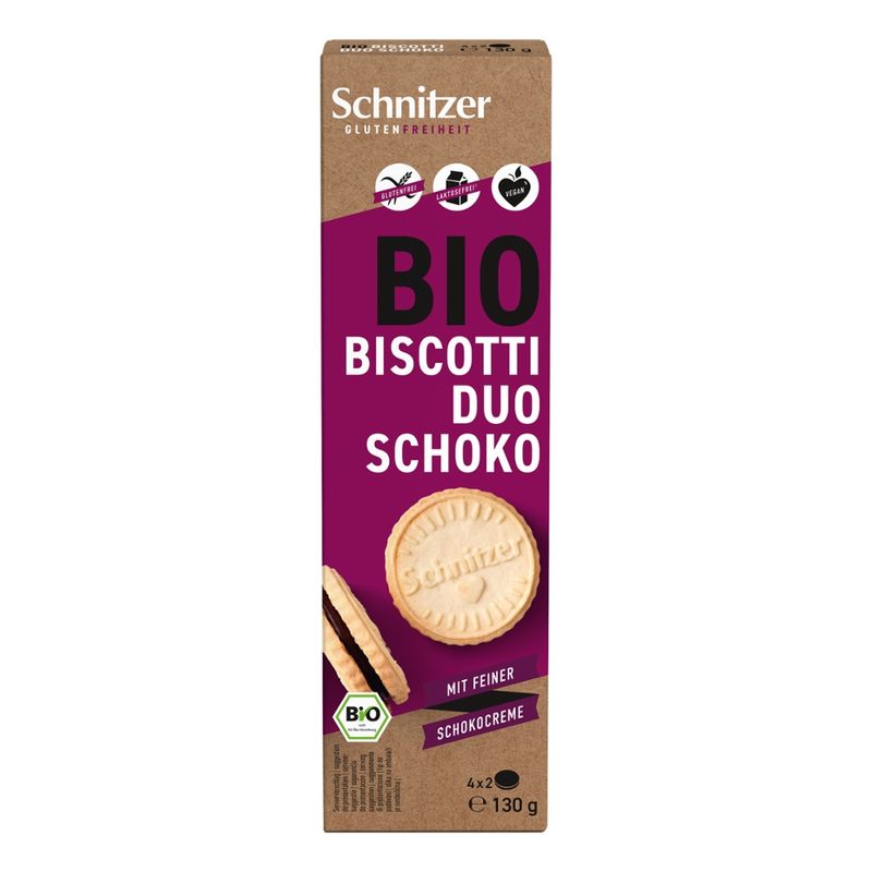 Schnitzer GLUTENFREIHEIT Bio Biscotti Duo Vanille - Produktbild