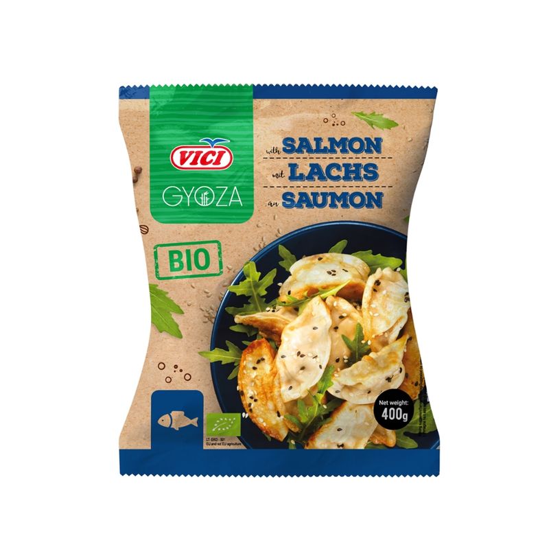 VICI BIO-Teigtaschen mit Lachsfüllung, tiefgefroren, 6 x 400 g - Produktbild
