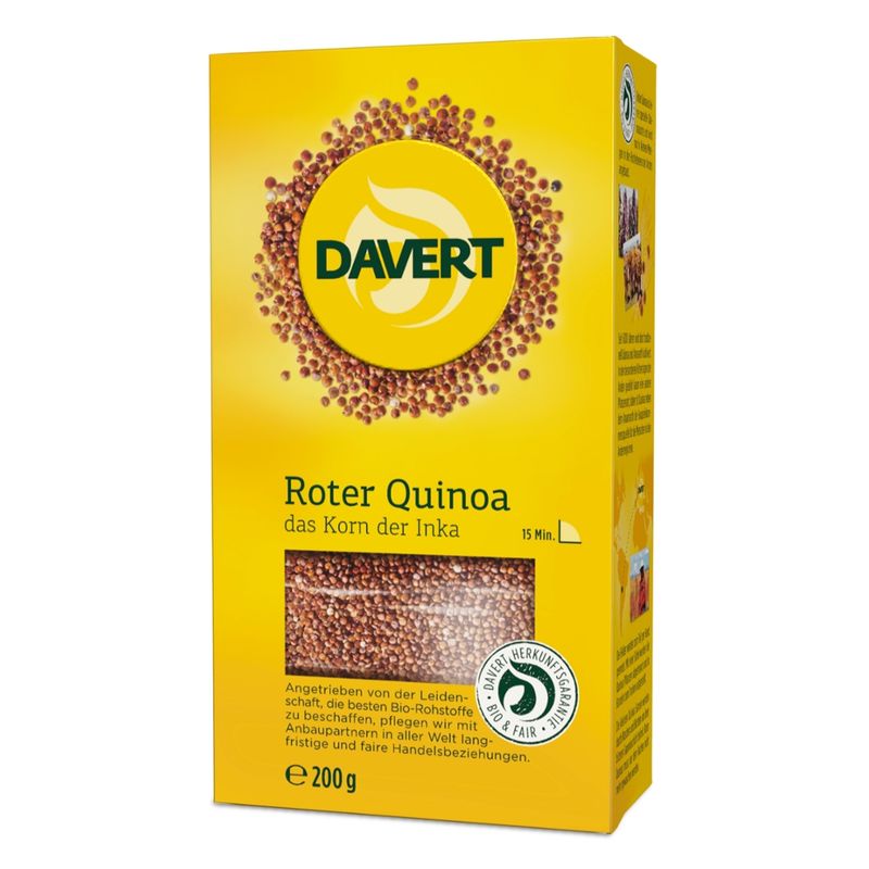 Davert Roter Quinoa, 200g - Produktbild