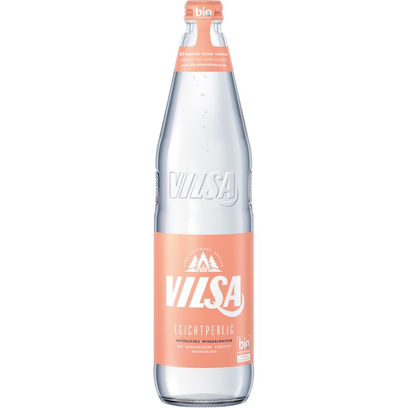 VILSA VILSA Mineralwasser Leichtperlig Glas 12x0,70l Glas MW Bio - Produktbild