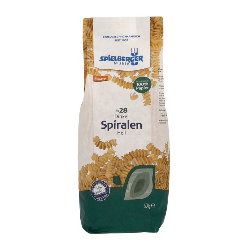 Spielberger Mühle Dinkel Spiralen, hell, demeter - Produktbild