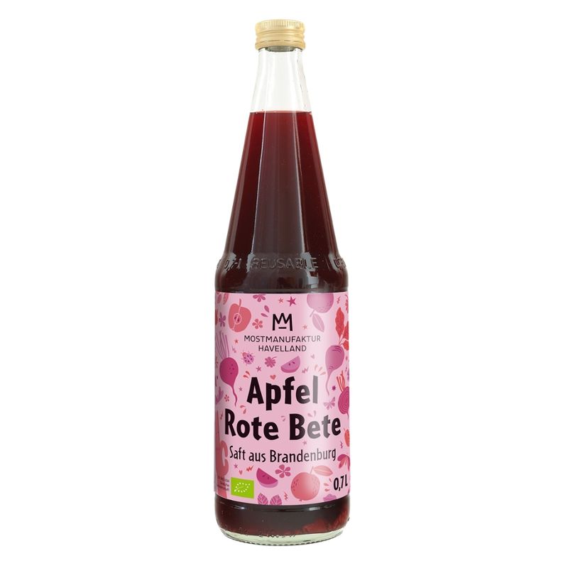 MostManufaktur Havelland Bio-Apfel-Rote-Beetesaft aus Brandenburg - Produktbild