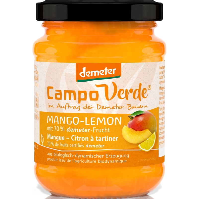 Campo Verde CV demeter Fruchtaufstrich Mango-Lemon 200g - Produktbild