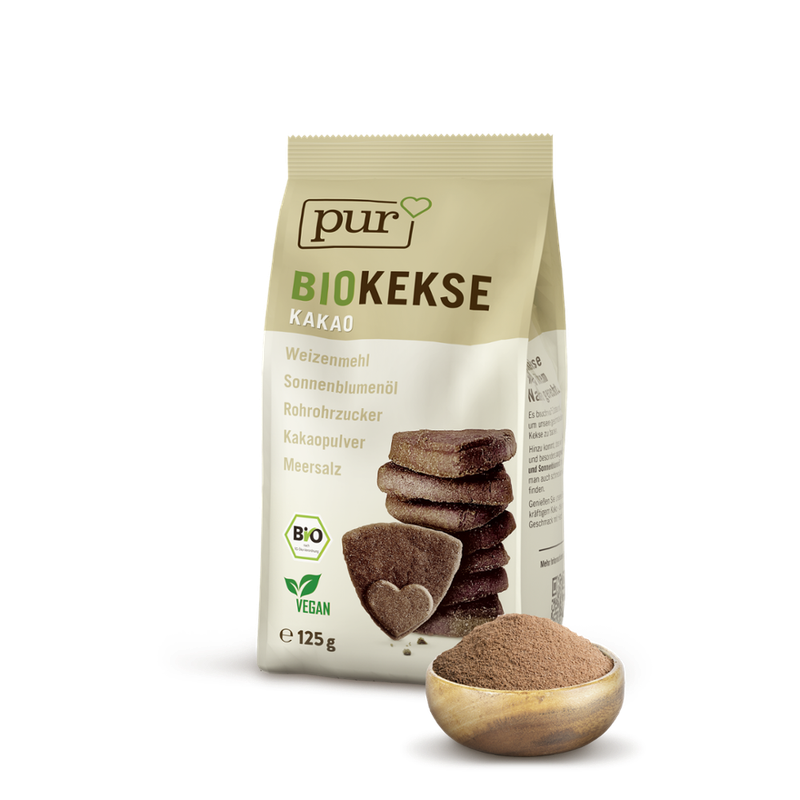 PUR pur Bio Kakaokeks 125g - Produktbild