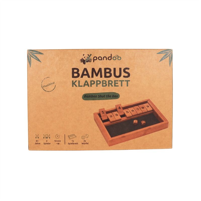 pandoo Das pandoo Bambus-Spiel macht aus langweiligen Fahrten, geselligen Sonntagabenden oder einfach zwischendurch ein Freudenfest und das ab 2 Personen - Produktbild