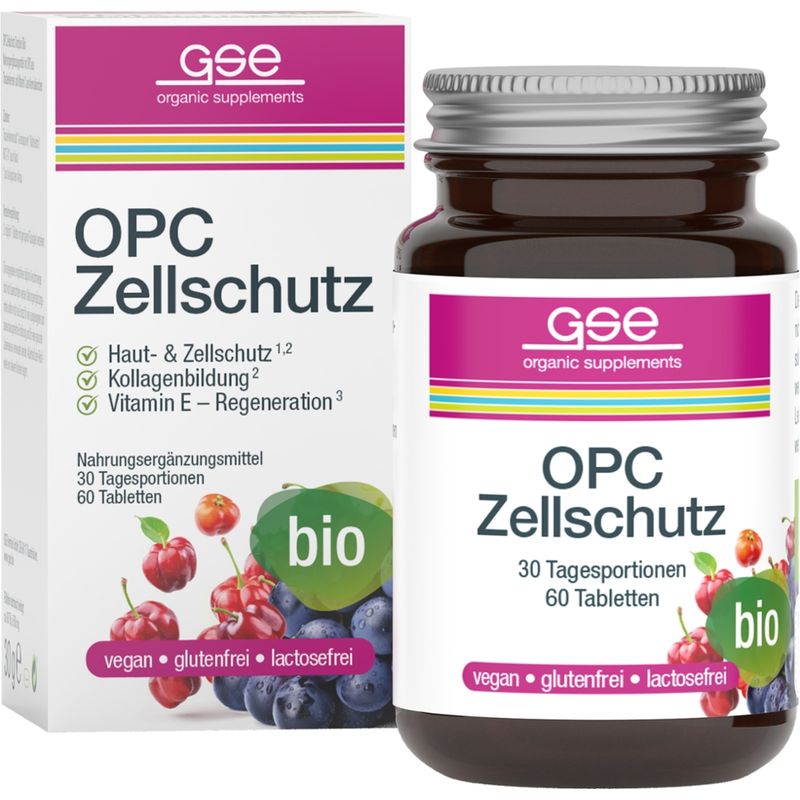 GSE  OPC Zellschutz Complex (Bio), 60 Tabletten à 500 mg - Produktbild