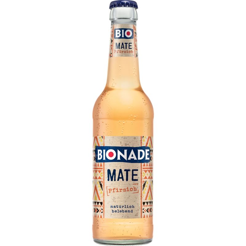 BIONADE Bionade Mate Pfirsich Mehrweg Kasten 12x0,330 - Produktbild