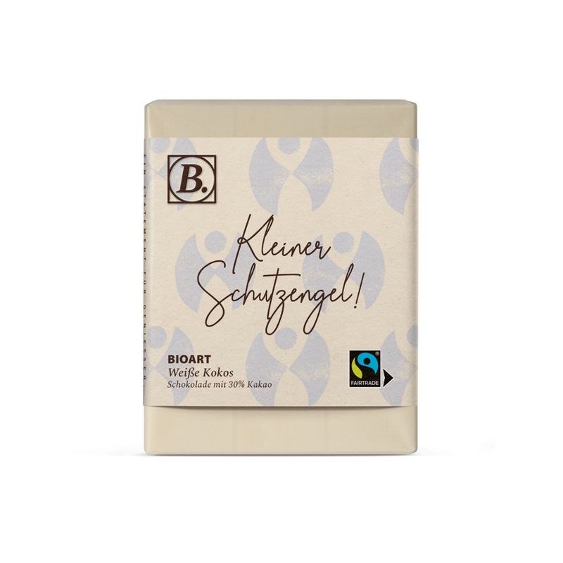 BioArt AG B. Schokolade Kleiner Schutzengel 70g bio, FT-Cert - Produktbild