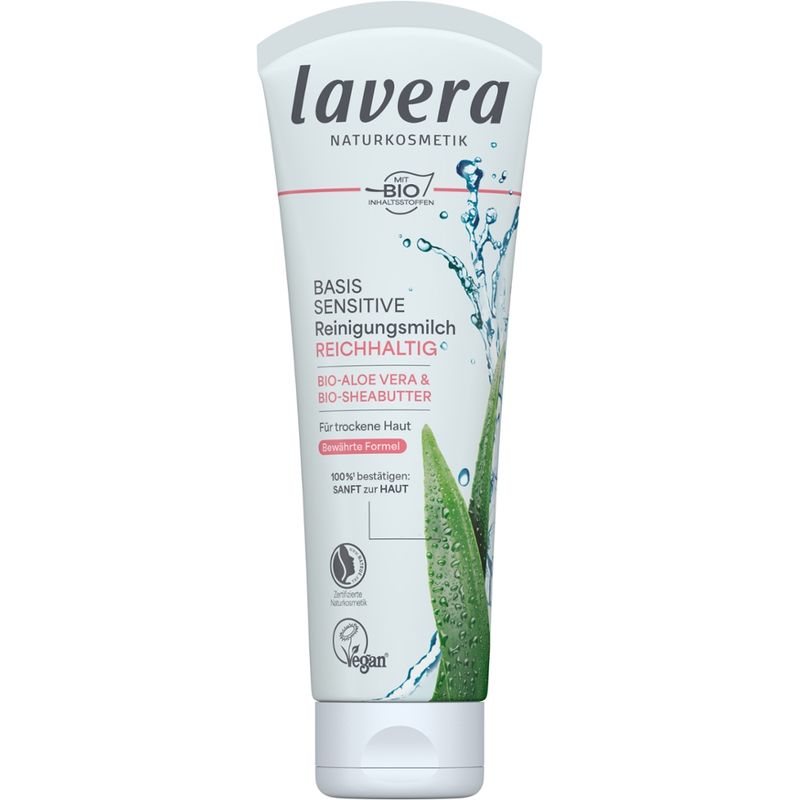 lavera Basis Sensitive Reinigungsmilch - Produktbild