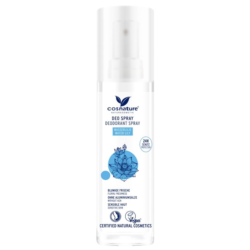 Cosnature  Deo Spray Wasserlilie 75 ml - Produktbild
