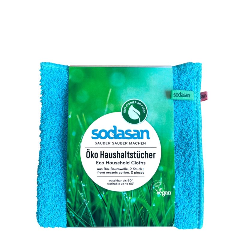 sodasan Öko Haushaltstücher 1 x 2 Stück - Produktbild