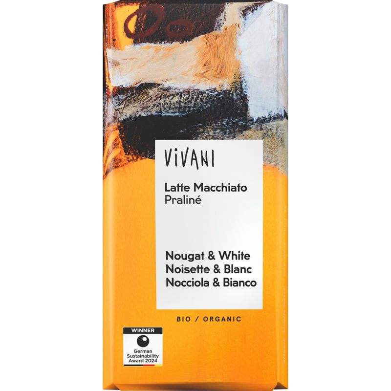 Vivani Latte Macchiato Praliné Schokolade - Produktbild