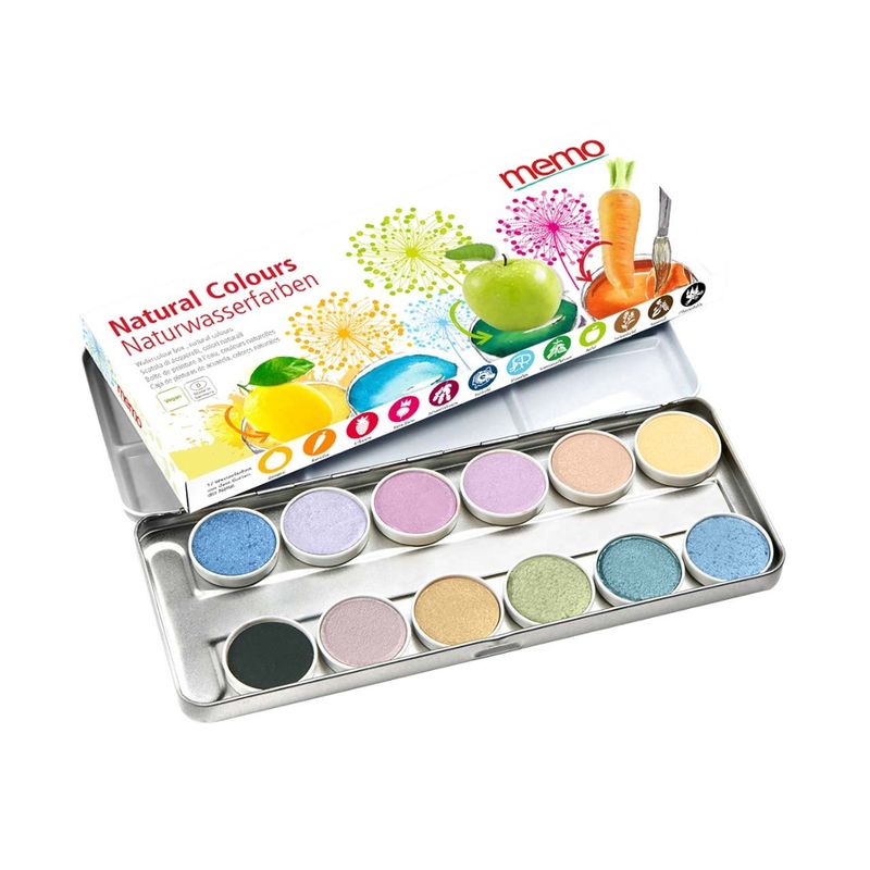 memo memo Naturfarbkasten "Natural Colours" - Produktbild