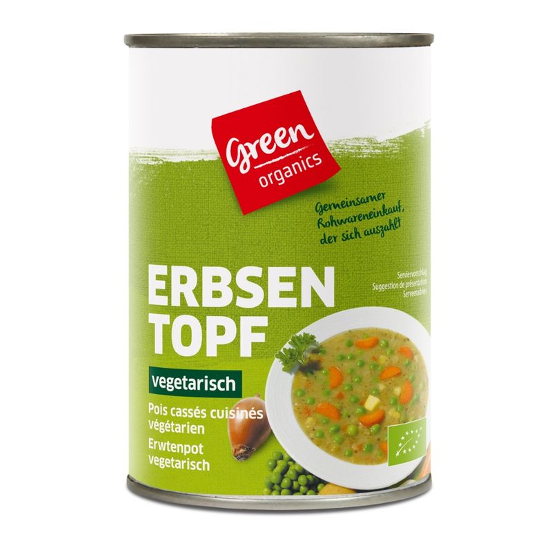 greenorganics Erbsentopf - Produktbild
