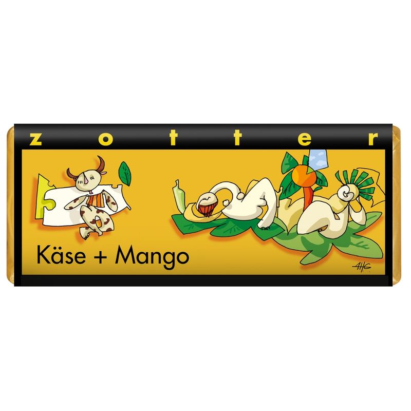 Zotter Schokolade Käse + Mango - Produktbild