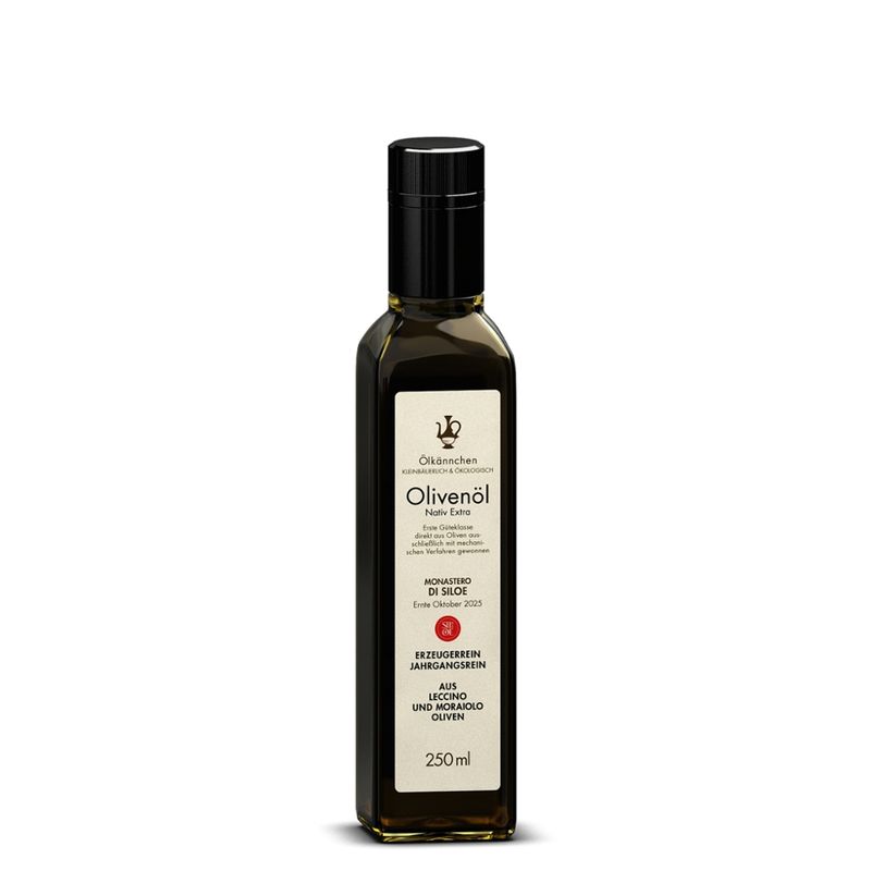 Ölkännchen Ölkännchen Monastero di Siloe, Leccino & Moraiolo Oliven, Toskana IT 250ml - Produktbild