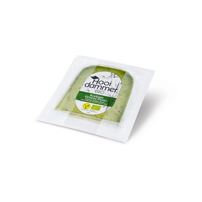 Hooidammer Hooidammer Käsezubereitung aus Bio Schnittkäse Grünes Pesto Kräuter nach niederländischer Herstellungsart 4/5kg mindestens 50% Fett i. Tr. - Produktbild