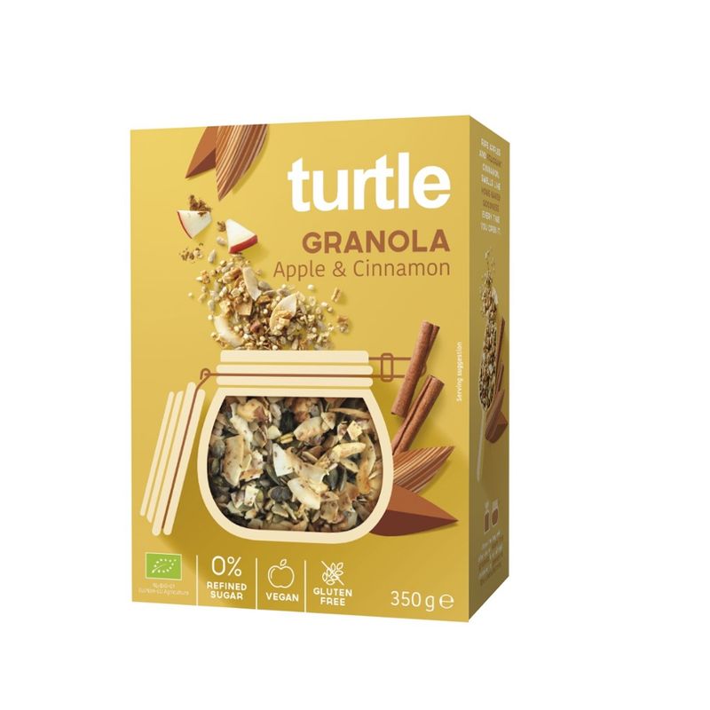 Turtle - Better Breakfast Granola Apfel & Zimt Glutenfrei - Produktbild