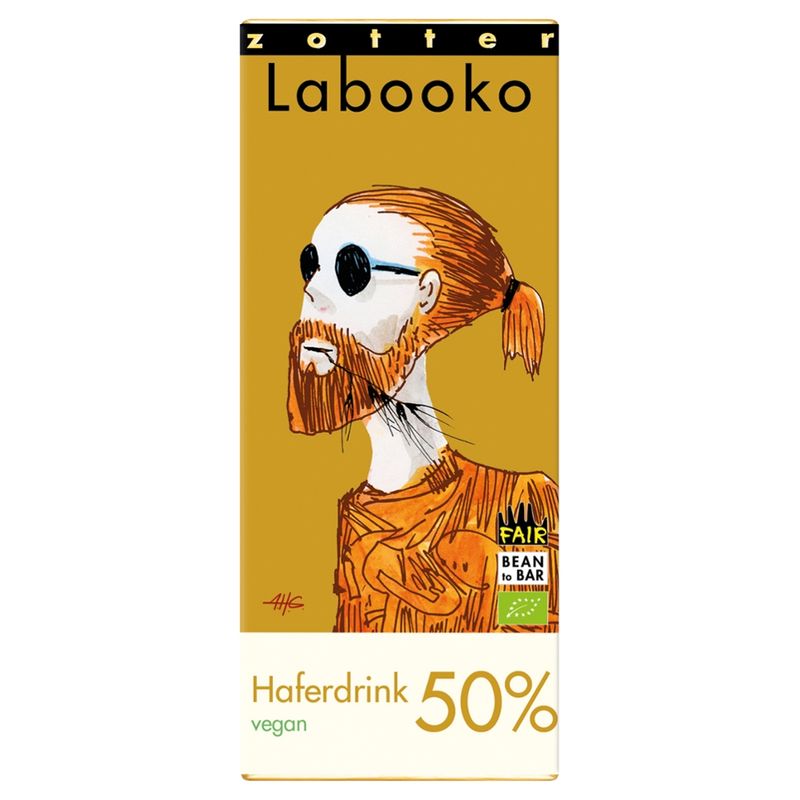 Zotter Schokolade Labooko Haferdrink 50% vegan - Produktbild
