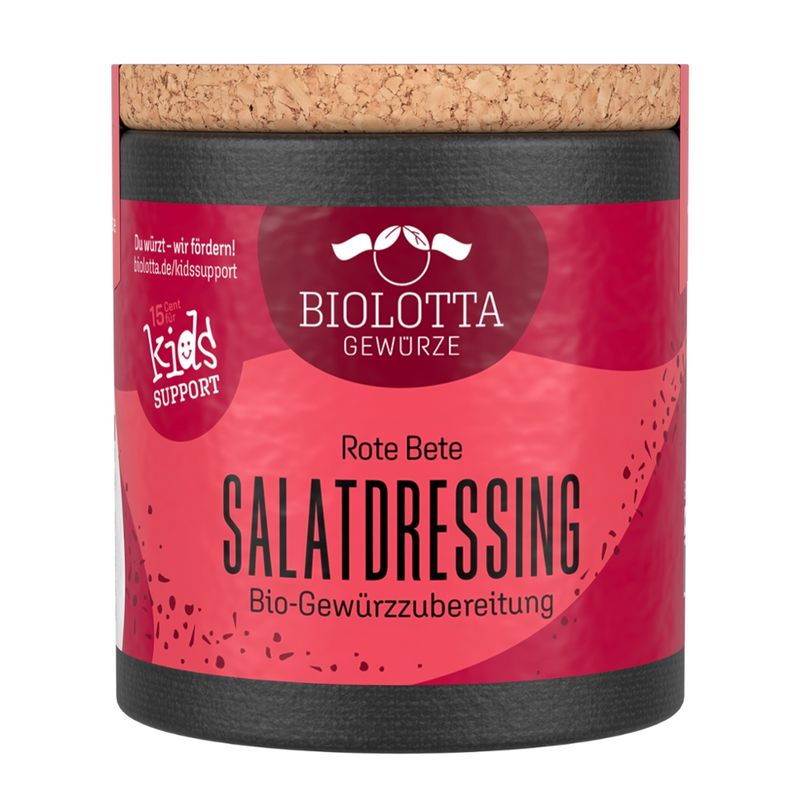 Biolotta Biolotta Korkdose Salatdressing rote Beete Bio-Gewürzzubereitung - Produktbild