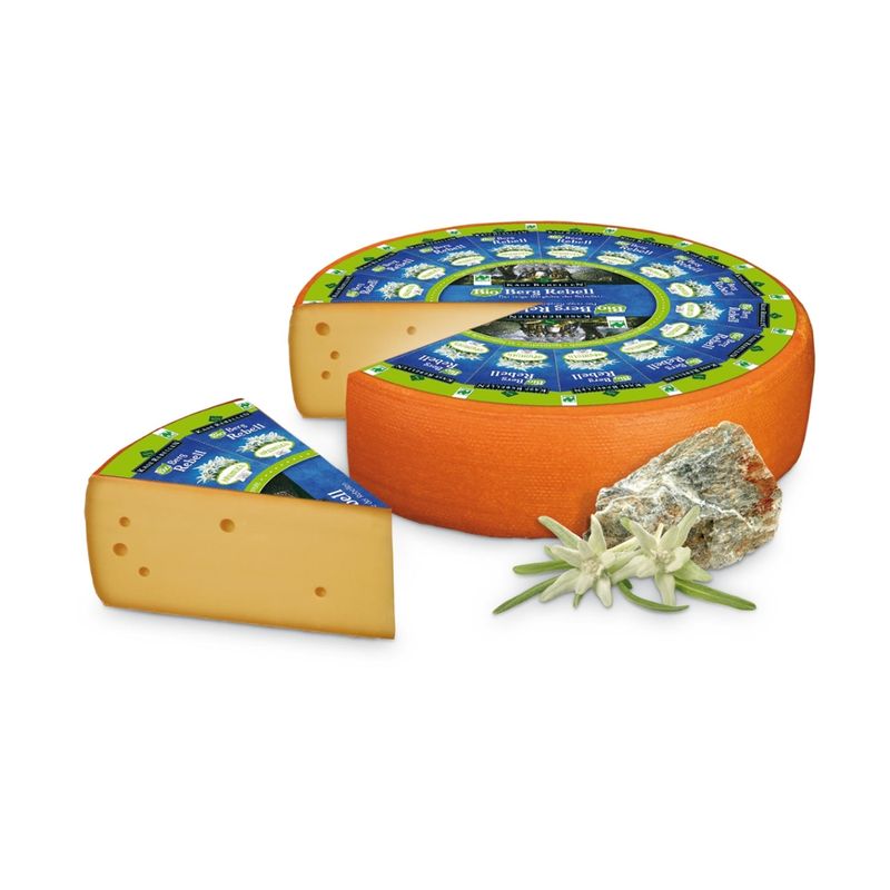 Käserebellen Bio Berg Rebell, ca. 5 Monate gereift, Hartkäse 50% Fett i.Tr., aus Bio-Bergbauern-Heumilch g.t.S. - Produktbild