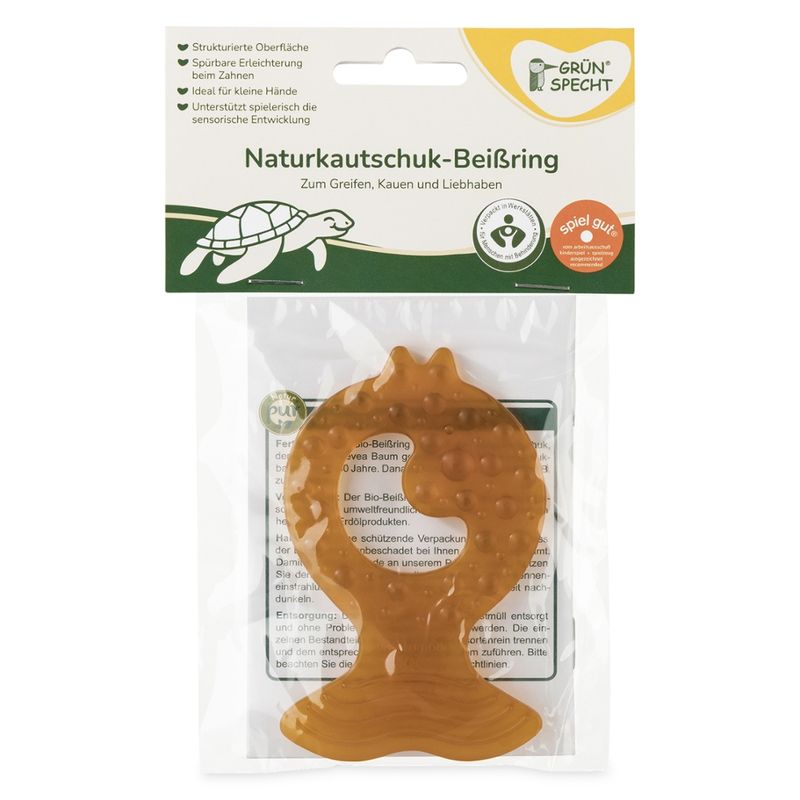 GRÜNSPECHT Naturprodukte GRÜNSPECHT Naturkautschuk-Beißring Fisch - Produktbild