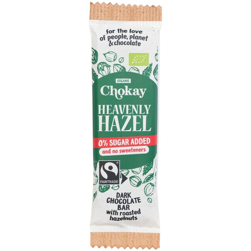 Chokay BV Chokay BIO Snack Bar Dark Heavenly Hazel 30g - Produktbild