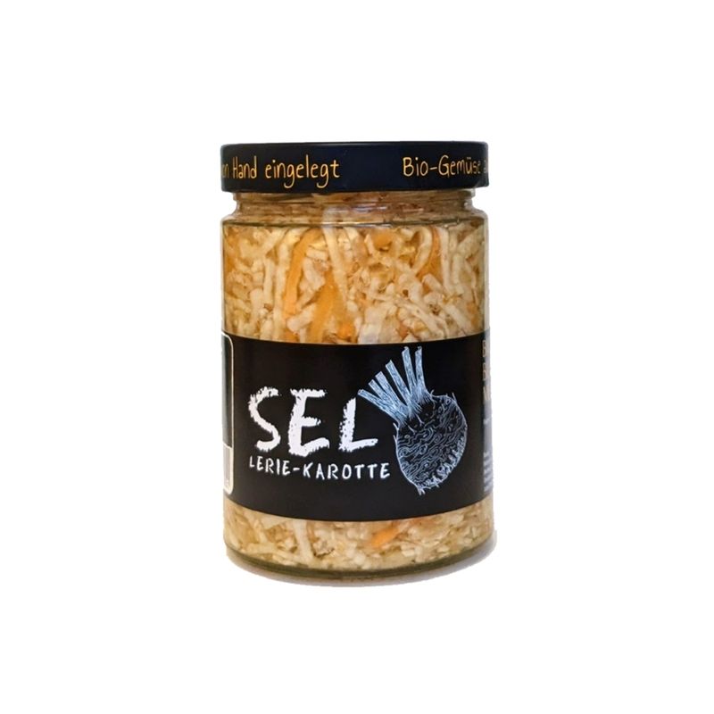 Biohof Bubenicek Meiberger - Sauergemüse Sellerie-Karotten-Salat 500g julienne - Produktbild