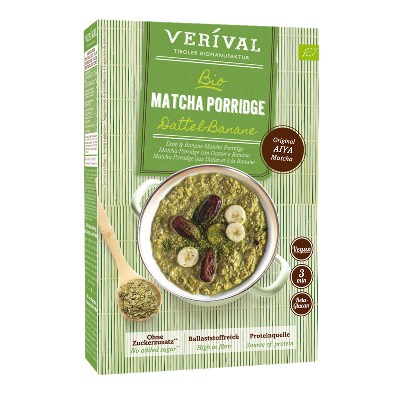 Verival Verival Bio Matcha Porridge Dattel-Banane - Produktbild