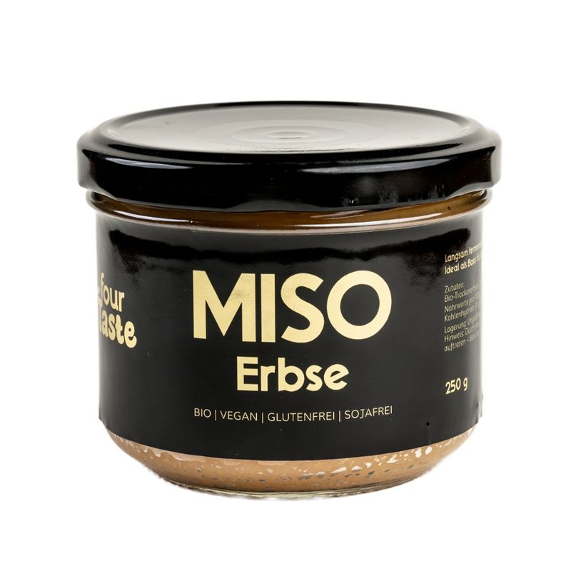 fourTaste  Bio Miso Würzpaste aus fermentierten gelben Erbsen, glutenfrei und sojafrei - Produktbild