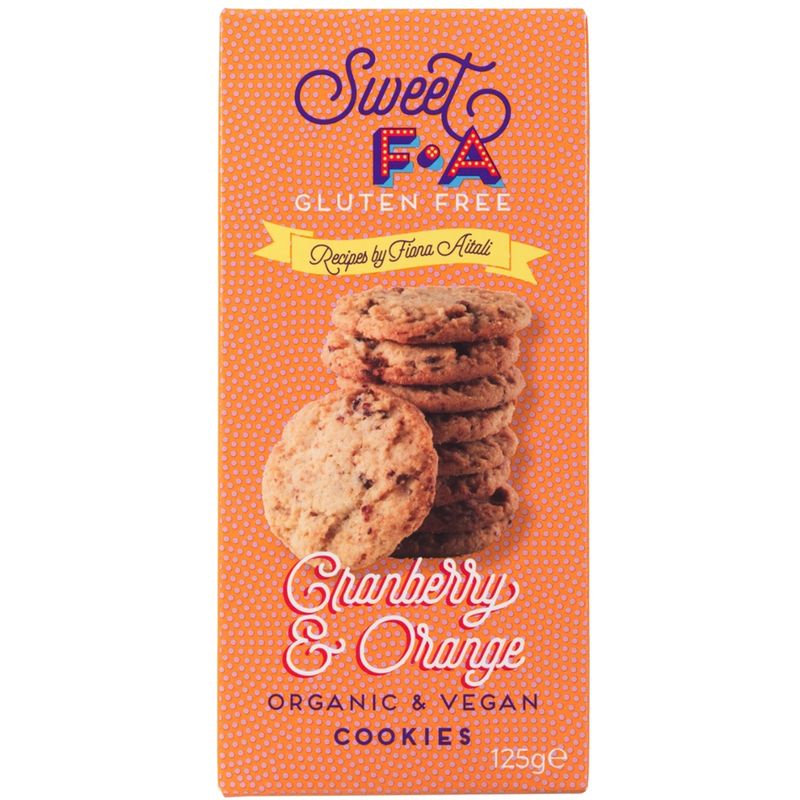 Island Bakery  Sweet FA - glutenfreie vegane Bio-Cranberry-Orangekekse 125g - Produktbild