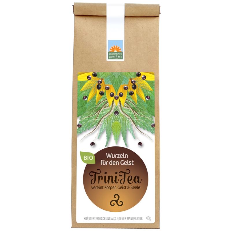 Kräutergarten Pommerland TriniTea - Bio Wurzeltee in der Papiertüte - Produktbild