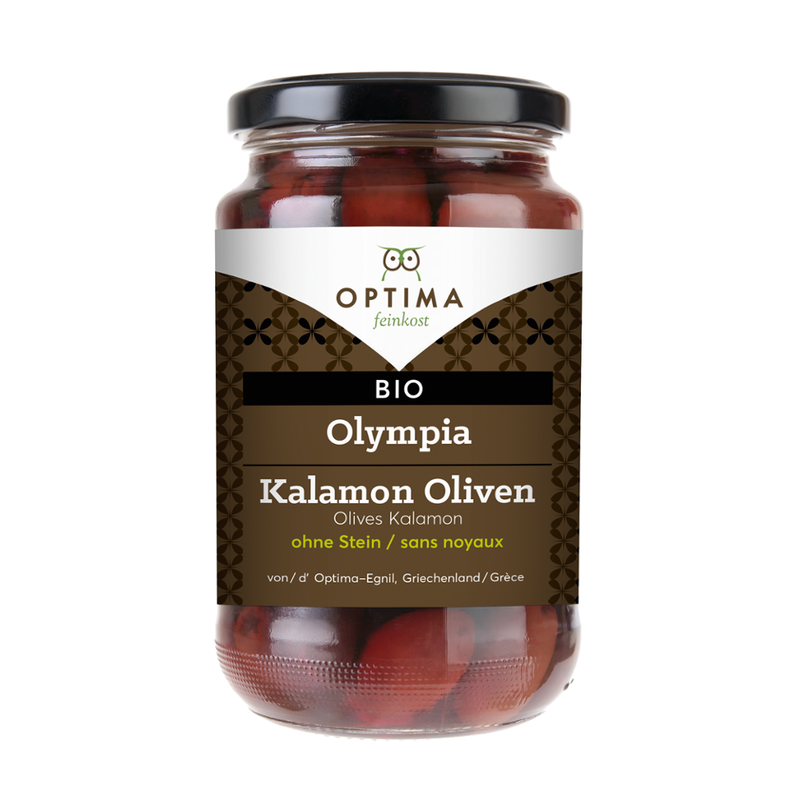 Olympia- Optima Olympia Kalamata Oliven ohne Kern - Produktbild