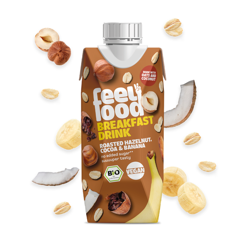 feelfood® feelfood® Breakfast Drink Hazelnut, Cocoa & Banana - Produktbild