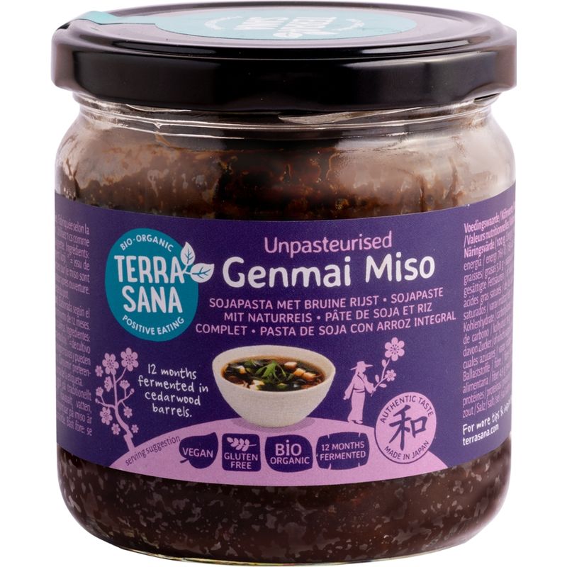 TerraSana Genmai Miso unpasteurisiert - Produktbild