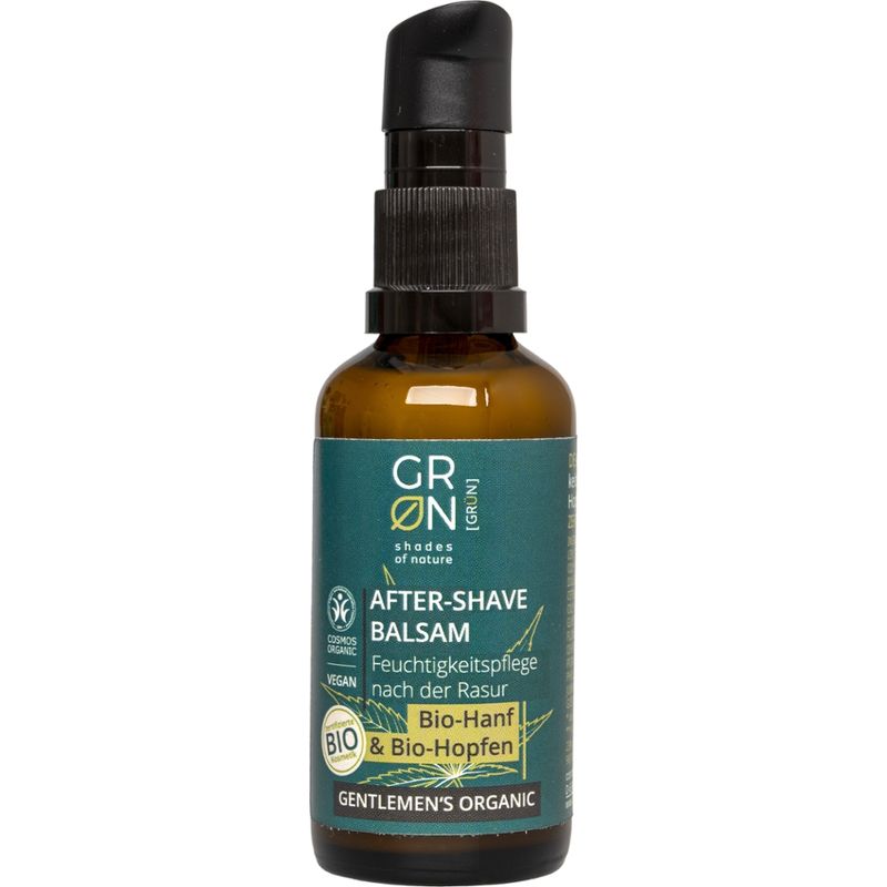 GRN GRN [GRÜN] After-Shave Balsam Feuchtigkeitspflege Bio-Hanf & Bio-Hopfen - Gentlemen's Organic - Produktbild