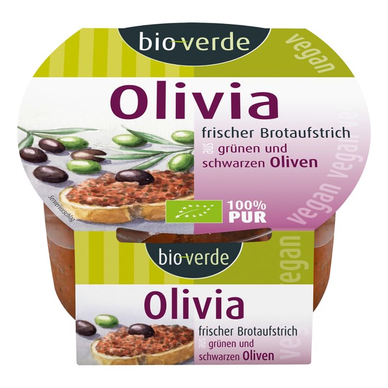bio-verde Olivia frischer Brotaufstrich 150 g - Produktbild