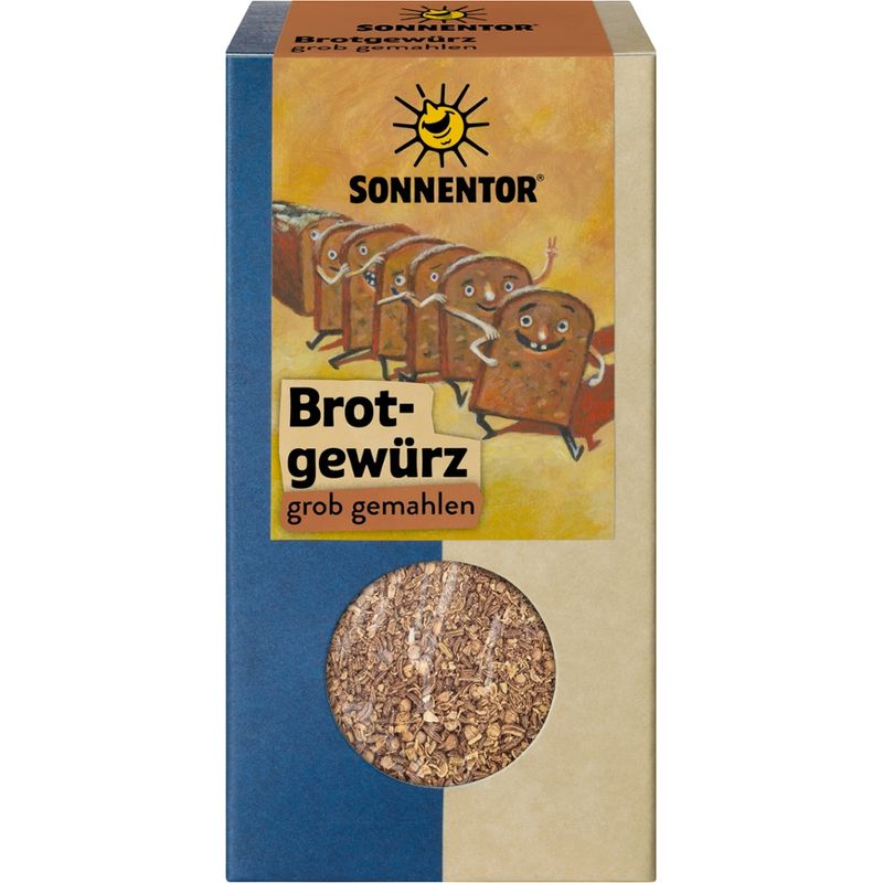 Sonnentor Brotgewürz grob gemahlen, Packung - Produktbild
