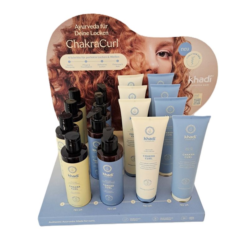 khadi Naturprodukte khadi Chakra Curl Handelsdisplay - Produktbild