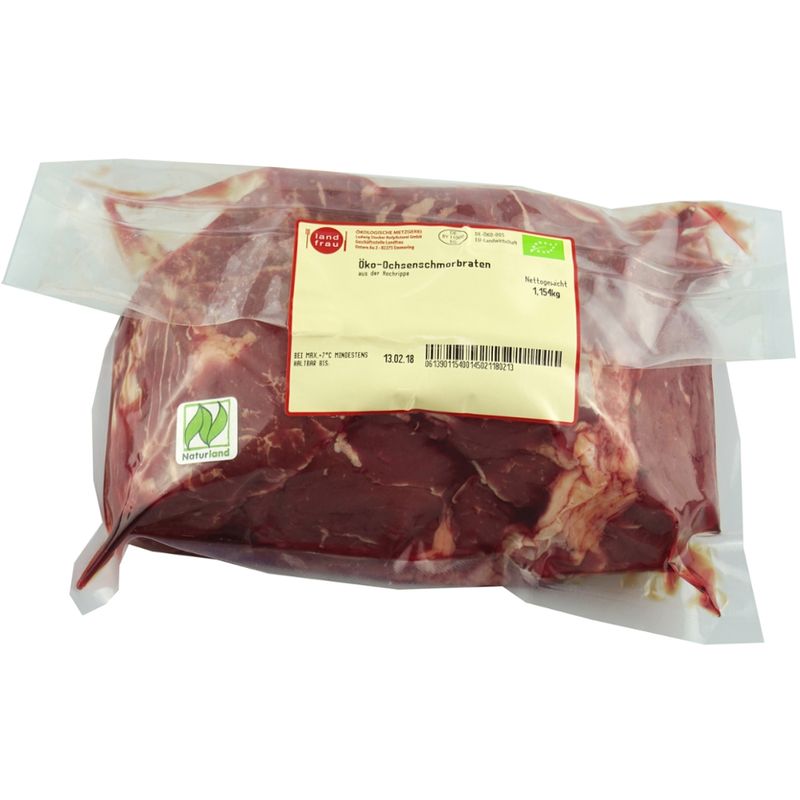 Landfrau Öko-Hochrippe für Schmorbraten - Produktbild