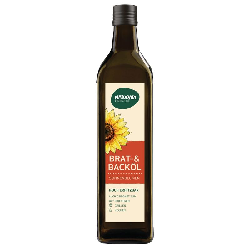 NATURATA Sonnenblumen Brat- und Backöl, kbA - Produktbild