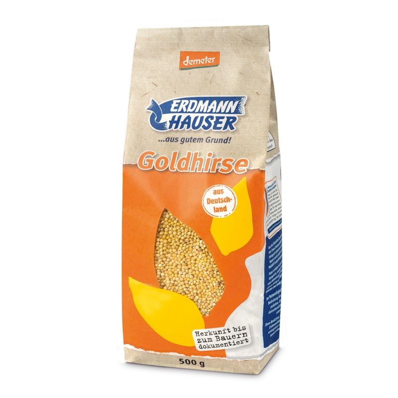 ErdmannHAUSER Getreideprodukte ErdmannHAUSER demeter Goldhirse - Produktbild